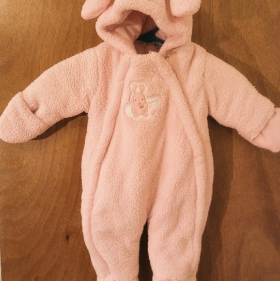 FREE HEADBAND 💞 With Bunny Snowsuit for Toddler - Picture 2 of 7
